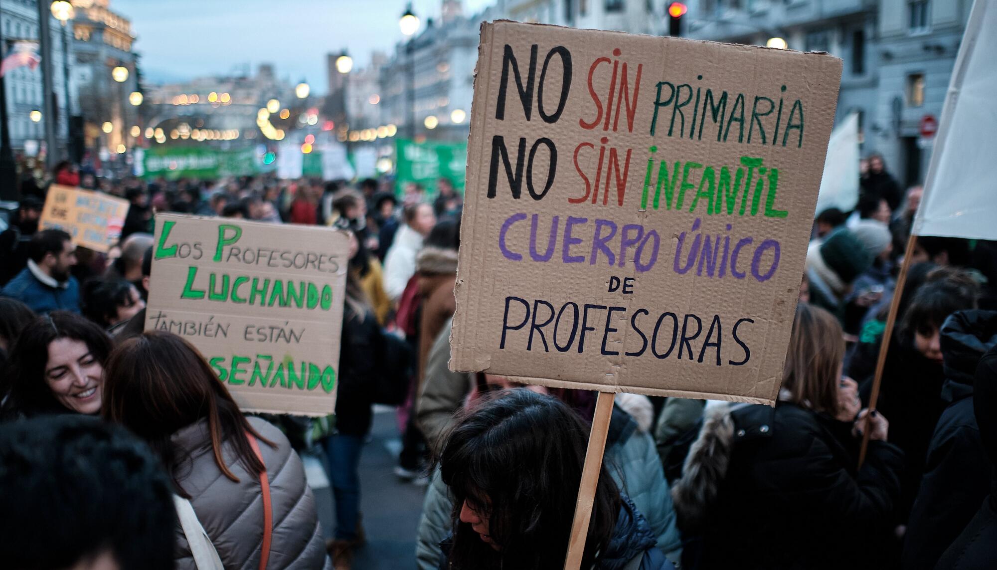 Educación lectivas manifestación - 5